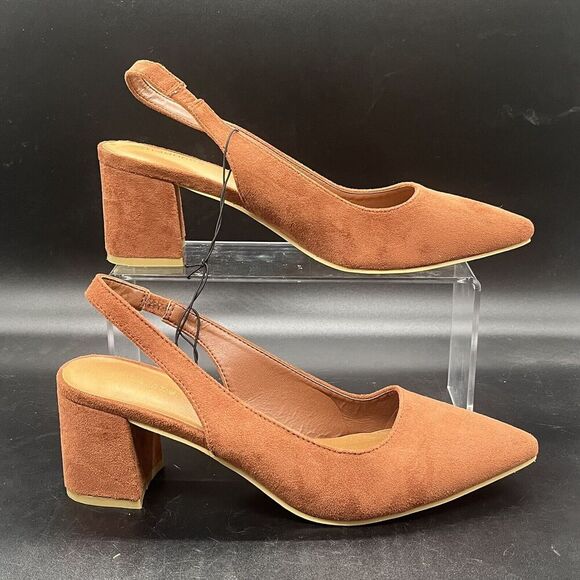 Maurices Shoes - Maurices Lily sling back block heel womens 10 NEW 154335 formal office workwear